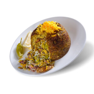 Lamb Shank Tahchin